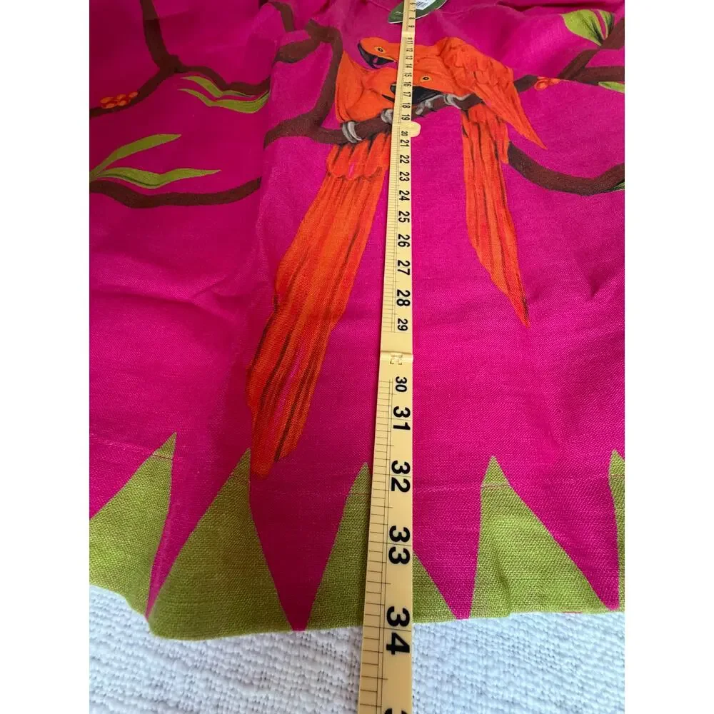 Farm Rio NEW Pink Linen Maxi Skirt, Med